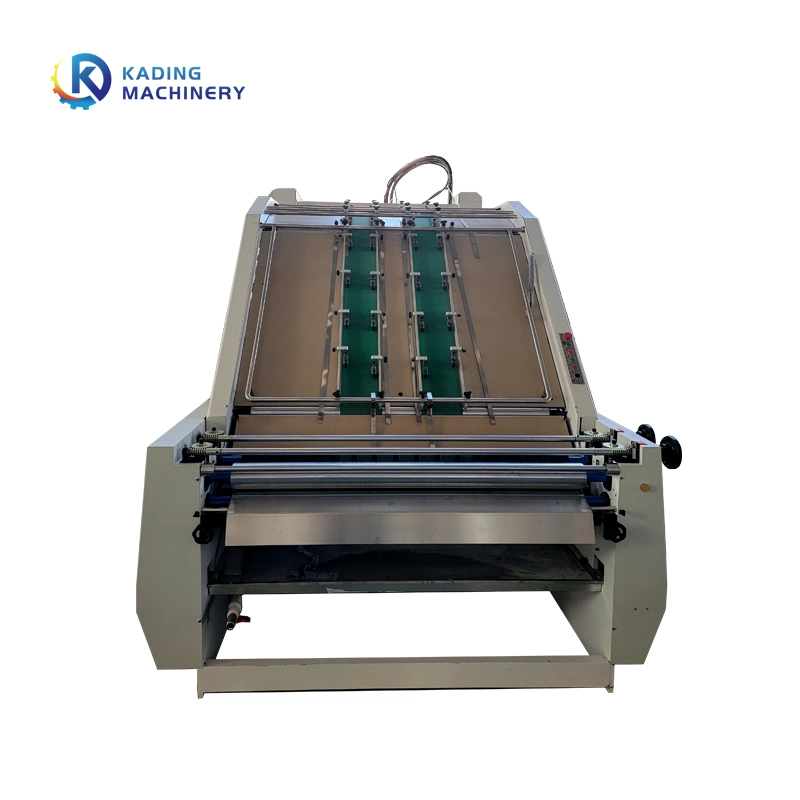 Newest Machine Semi-Automatic Low Platform Flute Laminator with Lift Model