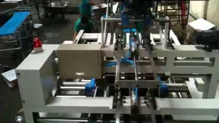 Full Automatic Carton Box Folder Gluer / Stitcher for Carton Box Folding